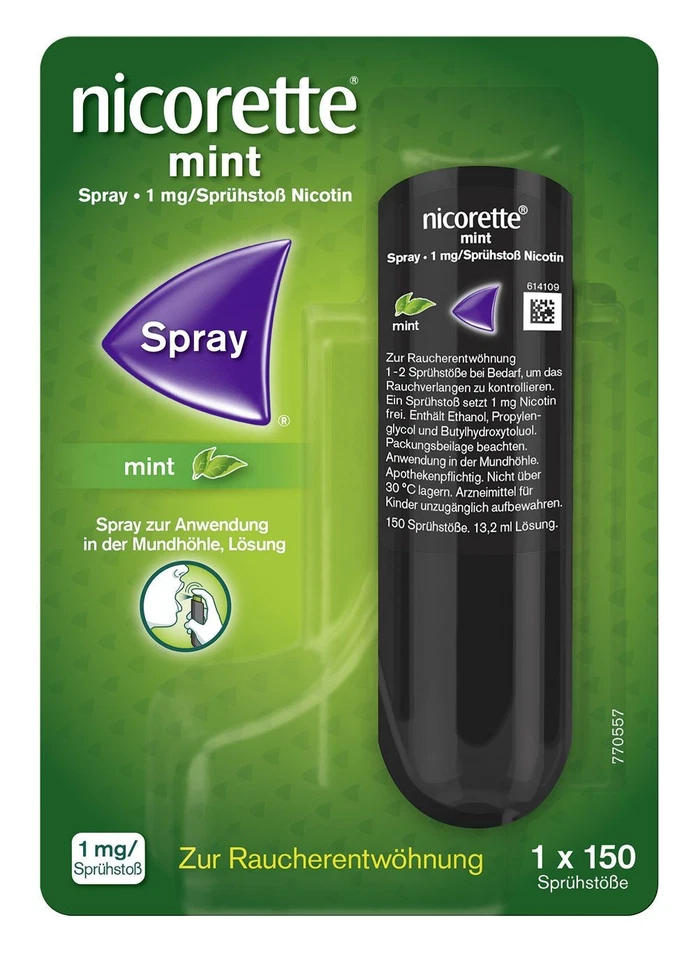Nicorette mint Spray 1 mg/Sprühstoß 1 St. Spray 16679459
