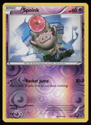 Spoink 30/124 Reverse Holo: Fates Collide Pokemon TCG Near Mint - Image 1 of 2