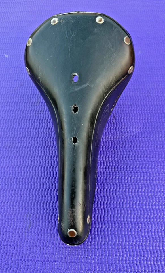Sillín de cuero Brooks B-15 Champion estrecho B15 *Drillium* 1970 EXCELENTE√ Foto 1 de 4