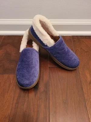 Zapatillas Vionic Clare Para Mujer Azul Talla 7 Piel Sintética Acogedoras Terciopelo ¡USADAS UNA VEZ! Foto 1 de 4