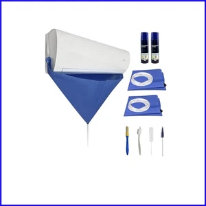 Efficient Mini Split Cleaning Kit with Waterproof Covers & 4 Specialty Brushes - Picture 1 of 9