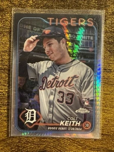 2024 Topps Chrome Update Series - Rookie Debut Colt Keith #USC178 Prism - Tigers - Bild 1 von 2