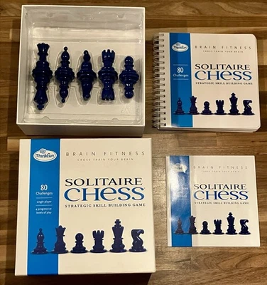 Thinkfun Solitaire Chess Brain Fitness  Strategic Skill Building Game - Image 1 of 4