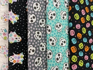 Fab-Boo-Lous by Me & My Sister for Moda Cotton Fabric by 1/4 M* Halloween Ghosts - Picture 1 of 11