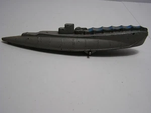 Vintage Auburn Rubber Submarine Rare Early Toy - Picture 1 of 5