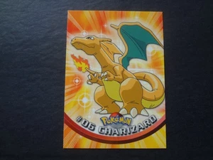1999 Topps Pokemon TV Animation #06 Charizard Blue Logo Series 1 1st Edition - Picture 1 of 2