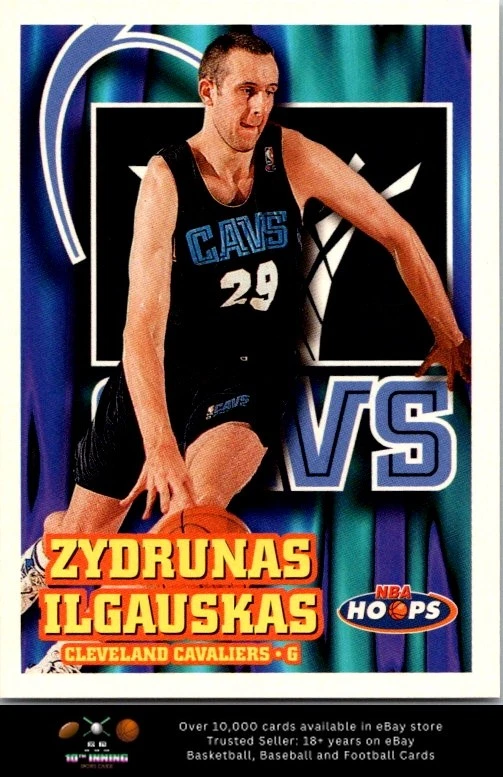 1997-98 Hoops BASKETBALL #223 Zydrunas Ilgauskas RC - Image 1 of 2