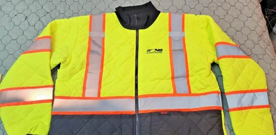 Norfolk Southern RailRoad 伊利诺伊分部 (Hi-Viz) 高能见度夹克 2XL — 第 1/3 张图片