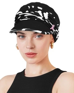 Sommer Hüte für Damen Going Through Chemo weiß schwarz - Bild 1 von 6
