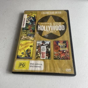 5 star hollywood volume 3 dvd region 4 (damage To Art Cover) free postage - Picture 1 of 3
