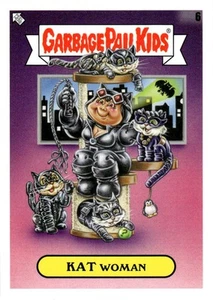 2022 Topps Garbage Pail Kids: Book Worms #6 Kat Woman Gross Adaptations - Picture 1 of 2
