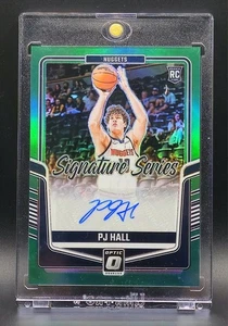PJ Hall 2024-25 Panini Donruss Optic Signature Series #SS-PJH Green Prizm 01/49 - Picture 1 of 4