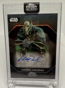 2024 Topps Chrome Black Star Wars Matthew Wood General Grievous Auto #ADS-MW - Picture 1 of 2