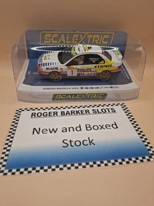 Scalextric C4507 Subaru Impreza WRX ERC Stomil #1 4x4 DPR Lights BNIB - Picture 1 of 3