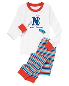 Nuevo con etiquetas Gymboree Night Crawlers insectos escarabajos saltamontes gimnasios juego de dormir niño 8 10 - Imagen 1 de 2