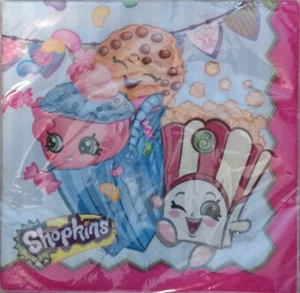 Shopkins Party Lunch Napkins 32 Count (2 Packs of 16) NEW - Picture 1 of 2