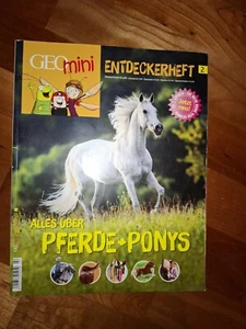 Geo Mini Entdeckerheft 2 Alles über Pferde und Ponys Zeitschrift - Bild 1 von 1