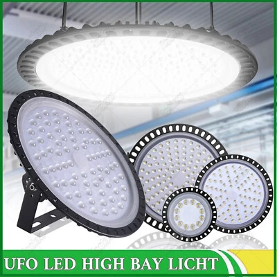 UFO LED Hallenbeleuchtung Hallenleuchte Hallenstrahler High bay Industrielampe - Bild 1 von 4