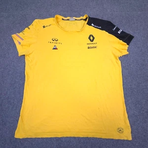 Renault Shirt Mens XLARGE Yellow Formula One Daniel Riccardo T Shirt Size XL - Picture 1 of 10