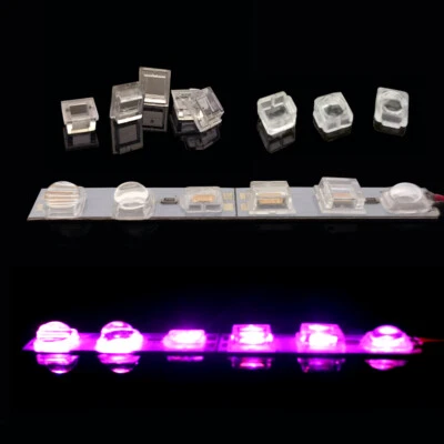 5050 LED lens 30 60 90 120 180 degree For 5050 WS2811 WS2812 SK6812 LED strip - Image 1 of 4