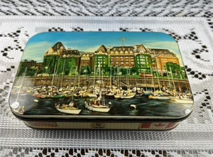 The Empress Hotel, Victoria British Columbia Vintage Tea Tin - Picture 1 of 6