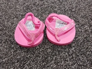 Build a Bear Workshop rosa Paillettensandalen - Bild 1 von 3