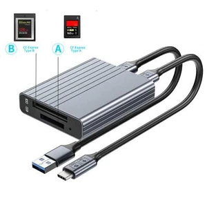Adaptateur Lecteur Carte USB 3.1 Gen2 10Gbps pour Carte Mémoire CFexpress Type B Type A - Photo 1/10