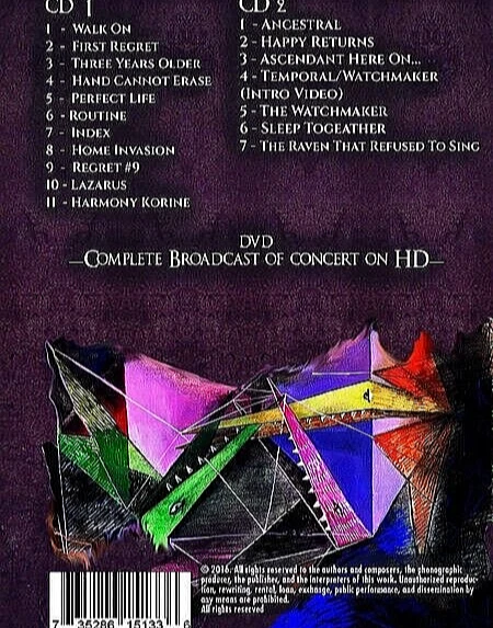 2CD+DVD SET Through the looking glass  by PORCUPINE TREE / STEVEN WILSON - Image 1 of 2