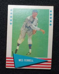 1961 Fleer Baseball Card #26 WES FARRELL Nice VG