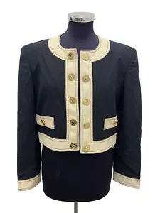 CHEAP AND CHIE MOSCHINO WOMEN'S JACKET BLAZER WOMAN VINTAG JHD4533 - Picture 1 of 8