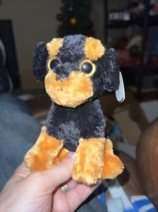 TY BRUTUS the ROTTWEILER BEANIE BABY - COME NUOVO con etichetta come nuovo (versione 2010) - Foto 1 di 3