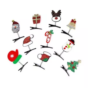 Süß Geschenk Kopfschmuck Weihnachtsdekoration Weihnachten Haarnadel Haarspange - Bild 1 von 14