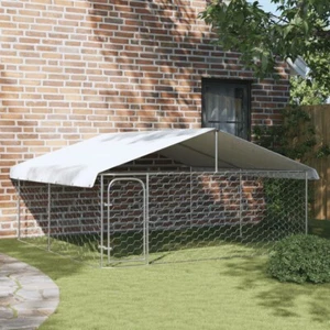 Outdoor-Hundezwinger mit Dach 300x300x150 cm - Bild 1 von 11