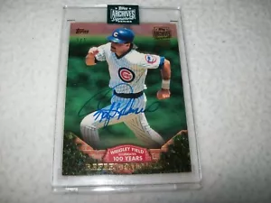 2024 TOPPS ARCHIVES 2016 RAFAEL PALMEIRO AUTO SIGNED #D1/1 CHICAGO CUBS - Picture 1 of 4