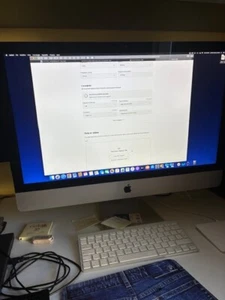 IMAC 27" 2013PROCESSORE 3,2 GHz INTEL CORE i5 quad core COLORE GRIGIO MIS. 65 X - Zdjęcie 1 z 6
