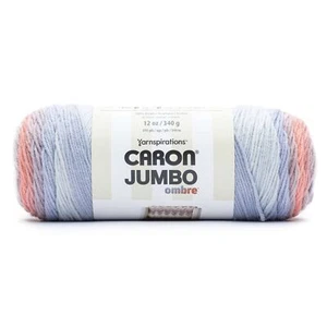 Caron Jumbo Print Ombre Yarn-Blush & Blue - Picture 1 of 1