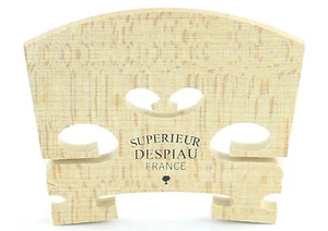 Nuevo Despiau Superieur 1 árbol arce sin cortar 4/4 puente violín en blanco hecho en Francia  - Imagen 1 de 2