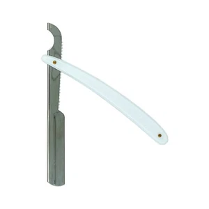 ALI BIYIKLI Barber Straight Razor - Men’s Professional Cut Throat Shaving White - Picture 1 of 5