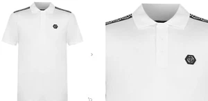 Philipp Plein Iconic Cult Tape Logo Polo-Shirt Polohemd Hemd T-Shirt Shirt XL - Bild 1 von 12