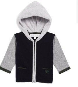 Tartine Et Chocolat Kids Sweater Size 4a Navy Color Block Sweater Cardigan Jacke - Picture 1 of 5