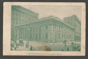Vintage Postcard - Illinois Trust Savings Bank, Chicago, IL - Divided Back 1908 - Picture 1 of 2