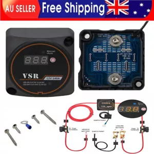 140A 12V Volt Display Dual Battery System Isolator VSR Voltage Sensitive Relay - Picture 1 of 9
