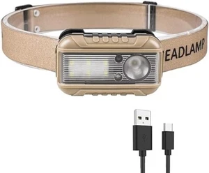 X2 XPE Kopfhalterung Taschenlampe Multi LED Sensor Lampe USB Ladeleistung IPX4 פנס ראש - Bild 1 von 10