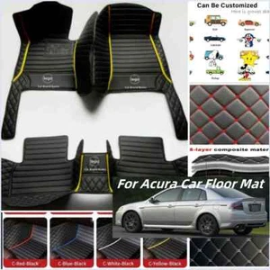 For Acura CSX ILX MDX NSX RDX RL TL TLX TSX ZDX Car Floor Mat Auto Carpet Custom - Imagen 1 de 42