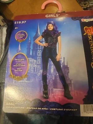 Disfraz Niñas Descendientes Película 3 Veces Mono Halloween Disfraz Talla S (6/6x) Foto 1 de 3