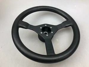 MOMO Leder Sport Lenkrad 5-84 mit Nabe K7212 Italy ca. 36cm Renault Oldtimer - Picture 1 of 12