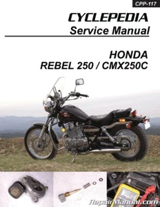 Honda CMX250C Rebel 250 Cyclepedia Printed Motorcycle Service Manual - Picture 1 of 1