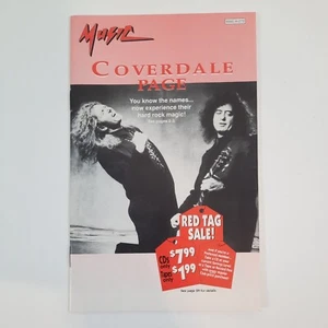 Columbia House Music Catalog 1993 Coverdale Page Led Zeppelin White Snake - Foto 1 di 2