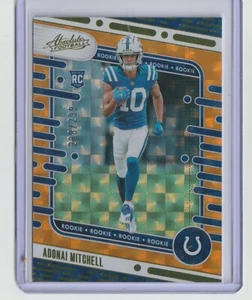 Adonai Mitchell 2024 Panini Absolute RC Orange Mosaic /299 Rookie #151 Colts  - Imagen 1 de 2