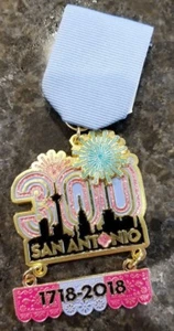 BRAND NEW 1718-2018 OFFICIAL City of San Antonio 300 Tricentennial Fiesta Medal - Picture 1 of 3